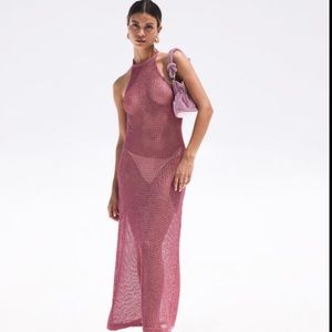 Cult Gaia “Aili” knit cover up dress